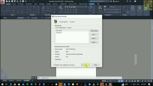 AutoCAD Print Setup (sheets, scale, export to PDF)|ፕሪንት|Page Setup in a Layout in AutoCAD смотреть онлайн