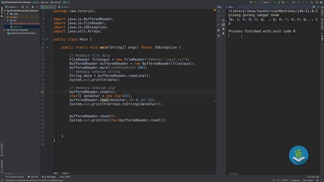 Belajar Java [Dasar] - 58 - Buffered Character Stream смотреть онлайн