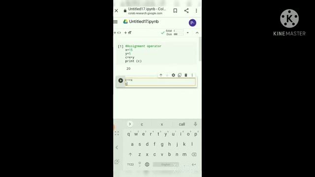 Learn Assignment Operator of Python Language by using Google Colab || Part-2|| смотреть онлайн