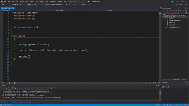 C++ Beginner Tutorial - Basics - Video 73 - Using keyword 3 смотреть онлайн