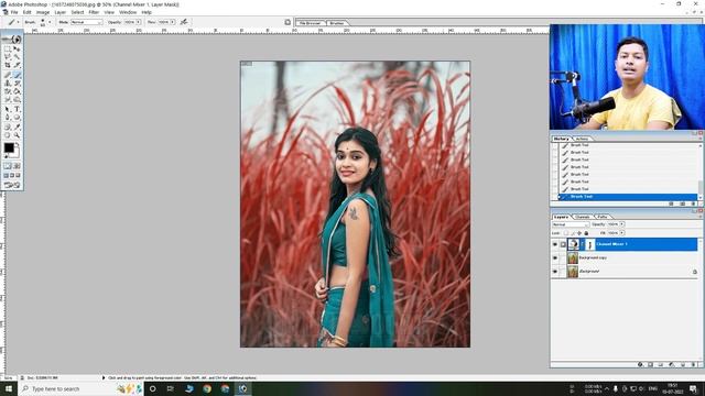 Red Orange Photo Color Grading in Photoshop 7.0 | Photo Editing for Beginners смотреть онлайн