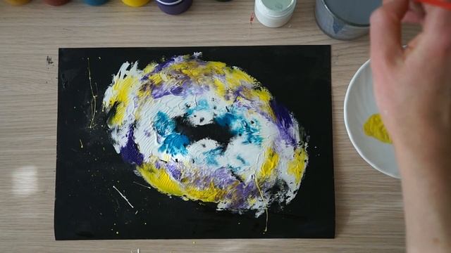 Рисунок космос гуашью. Как нарисовать КОСМОС ЛЕГКО Рисунок на тему космос. День космонавтики рисуно смотреть онлайн