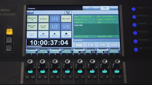 Yamaha DAW System NUAGE : ADR Control смотреть онлайн