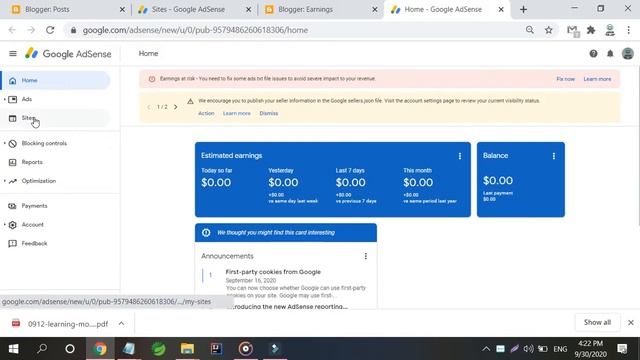 How to fix ads.txt file error in blogger | ads.txt error fix | blogger problem fix | Technical prin смотреть онлайн
