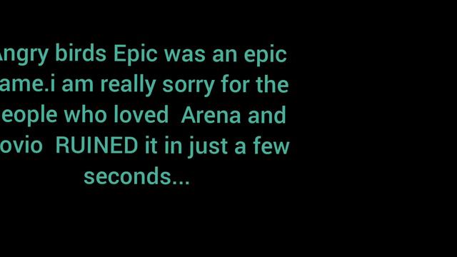 Angry birds Epic I just a reminder on how Rovio ruins our game...#bringback2012 смотреть онлайн