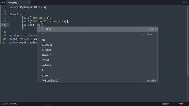 Python PySimpleGUI - Buttons and menu elements Tutorial #02 смотреть онлайн