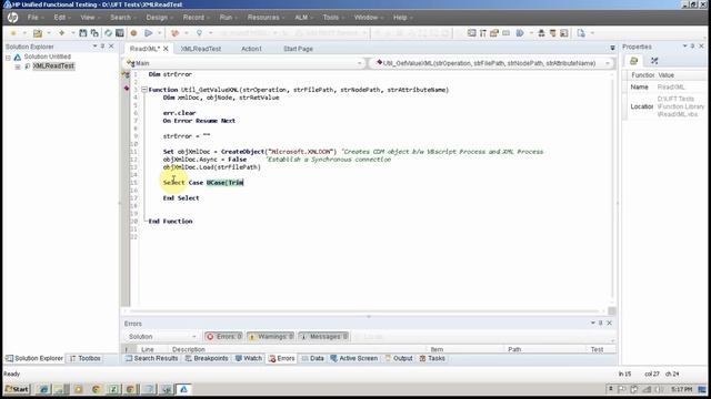 VBscript XML Read data with/ without QTP/UFT смотреть онлайн