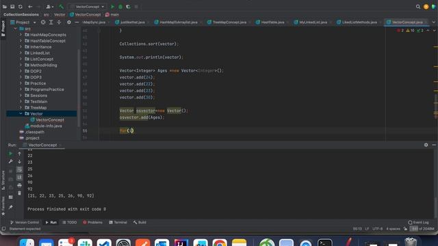 49 What is Vector || Vector vs ArrayList || Vector vs Array in Java Collections смотреть онлайн