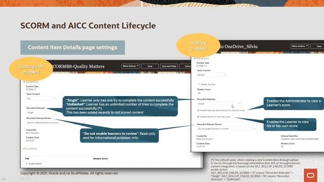 Oracle Learning Cloud Training Series - 58: Using SCORM and AICC Content and Assessments смотреть онлайн