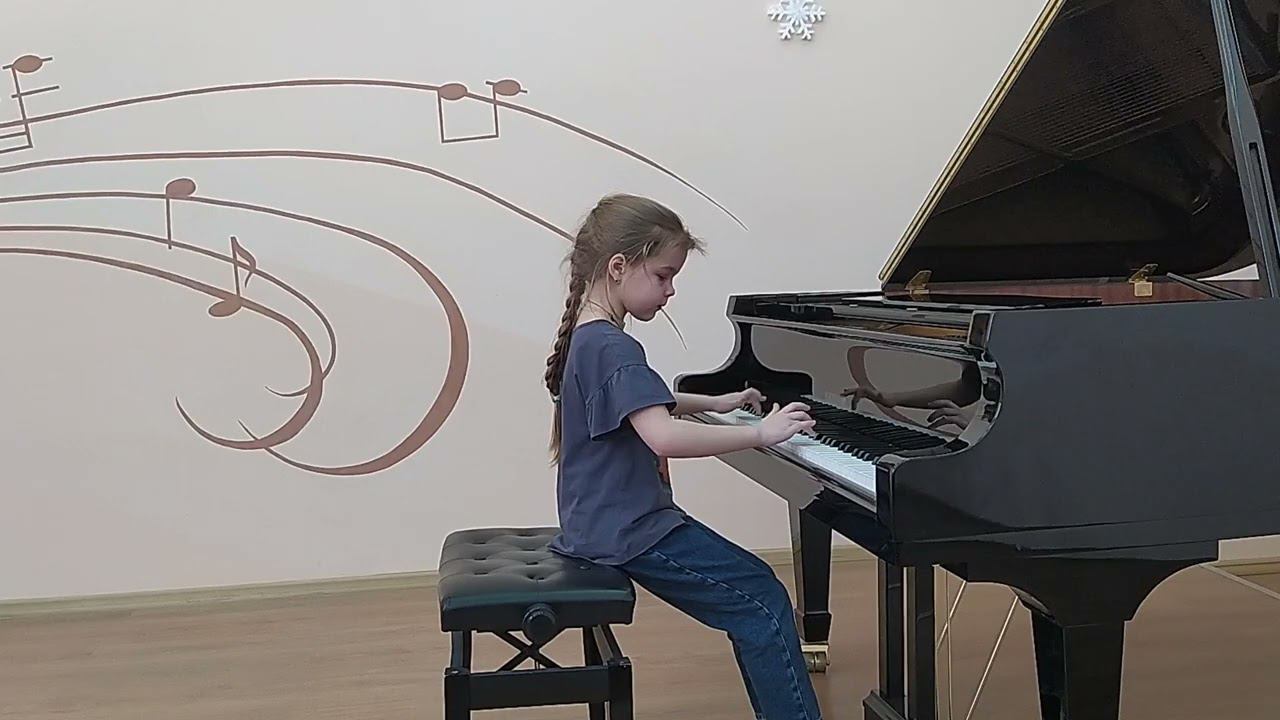 Русакова Владислава К.Нефе "Старинный танец" ДМШ Барабинского района смотреть онлайн