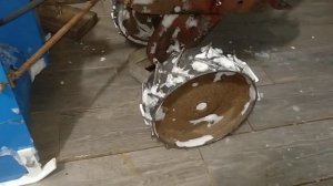 Обзор снегоуборочной приставки СМБ 1 и мотоблока Луч (доработки)