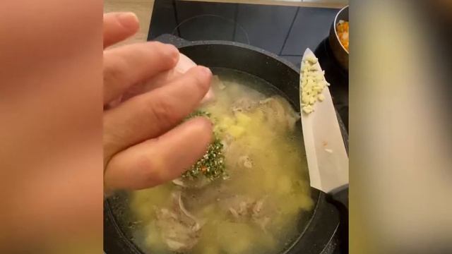 Мясной суп??