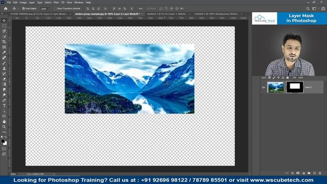 Photoshop Layer Masks: How to use Layer Mask in Photoshop for Beginners? смотреть онлайн