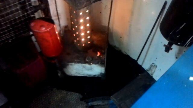 Печь на отработке с водяной рубашкой. смотреть онлайн