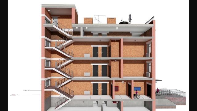 Проект трехэтажного жилого многоквартирного дома смотреть онлайн