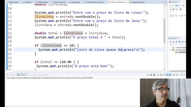 Curso de Java - Condicional if else смотреть онлайн