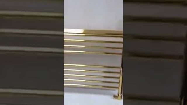 Полотенцесушитель водяной Богема с полкой 600х500 золото арт. 03-0103-6050 смотреть онлайн