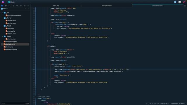 8. Formulaire de connexion en PHP смотреть онлайн