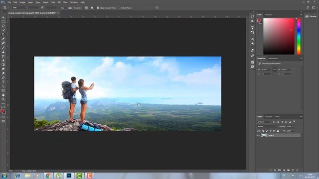 Content Aware Scale in Photoshop смотреть онлайн