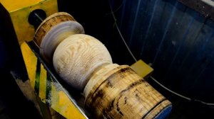 ДЕЛАЮ ШАР НА САМОДЕЛЬНОМ ТОКАРНОМ СТАНКЕ ПО ДЕРЕВУ