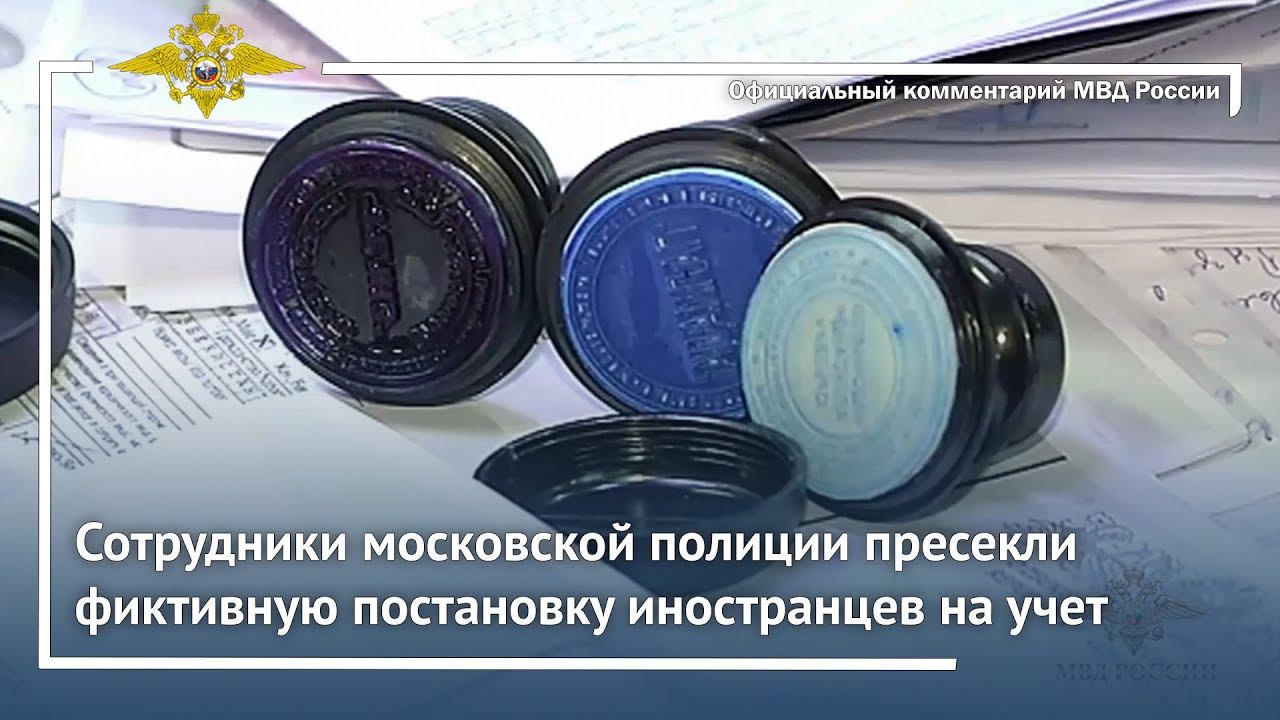 Ирина Волк: Сотрудники московской полиции пресекли фиктивную постановку иностранцев на учет смотреть онлайн