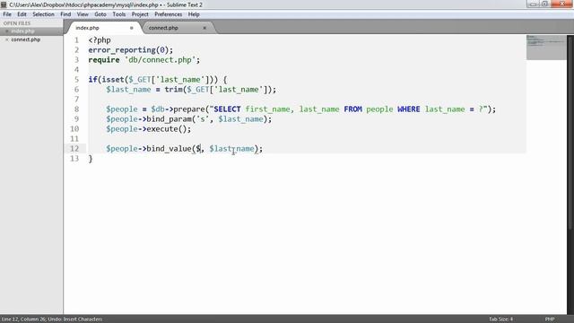 PHP and MySQL with MySQLi: Binding (Part 7/9) смотреть онлайн