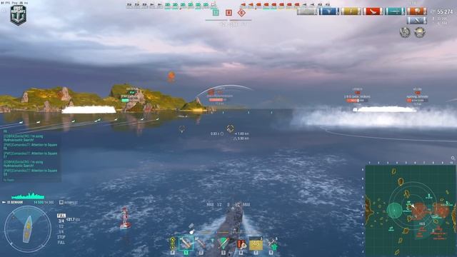 Destroyer Benham: 9 ships destroyed! World of Warships смотреть онлайн