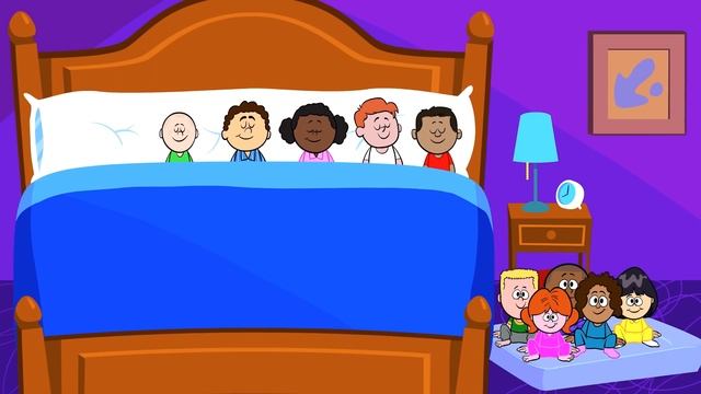 Ten on the Bed - Nursery Rhymes - Children’s Songs by The Learning Station смотреть онлайн