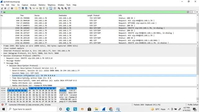 SIP VOIP HOLD RESUME Flow with ethereal trace. All header SDP discussed with attribute changes. смотреть онлайн