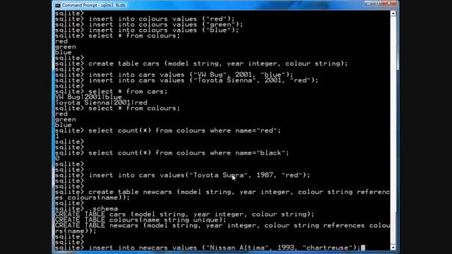 SQLite Foreign Keys смотреть онлайн