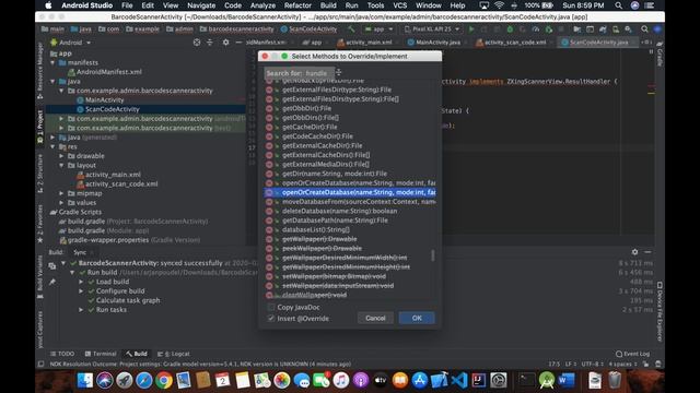 Android Barcode Scanner app || Qrcode Scanner || Android app смотреть онлайн