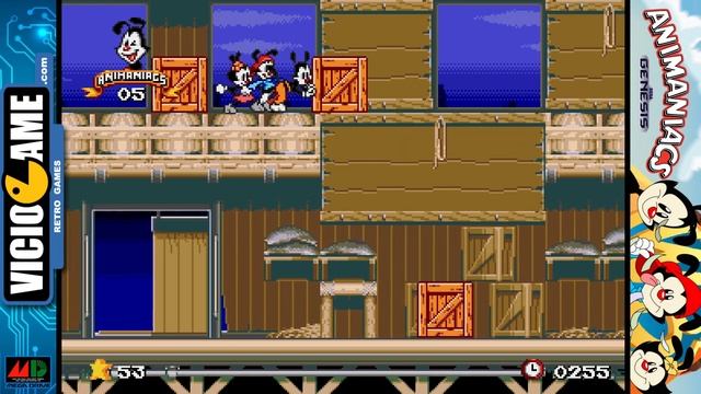 ? Animaniacs (Mega Drive) Complete Gameplay смотреть онлайн