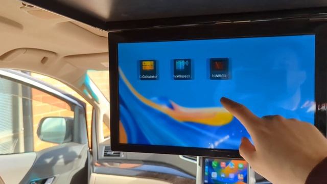 Toyota Alphard Vellfire 9 Android Stereo Carplay  Camera 15 Android Roof Touch Screen Youtube