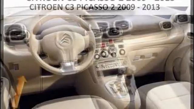 CITROEN C3 PICASSO 2 2009 - 2013 Diagnostic OBD Port Connector Socket Location OBD2 DLC DATA