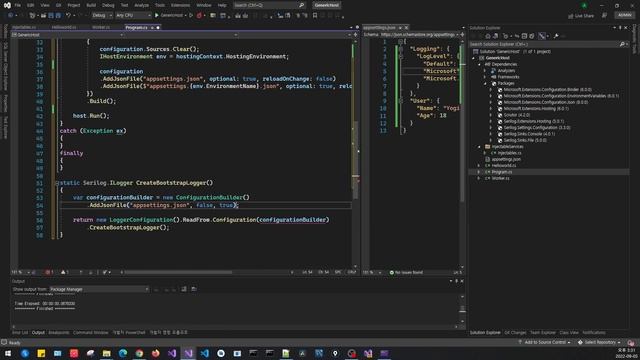 DotNET Modern Console App - Logging With Serilog смотреть онлайн