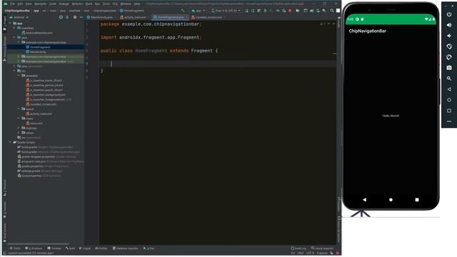 How To Make A Chip Navigation Bar - Android Studio Tutorial. смотреть онлайн