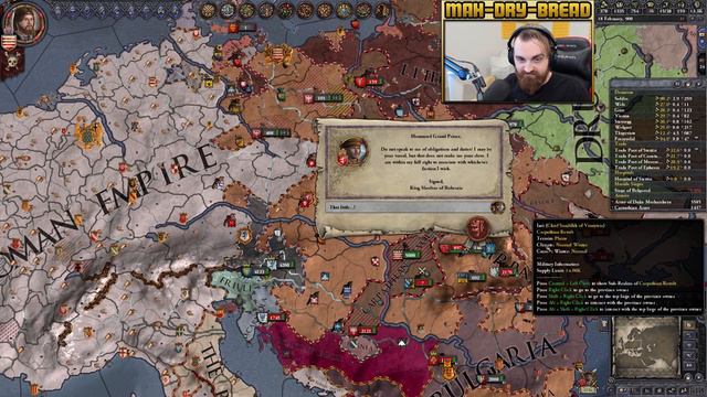 Crusader Kings 2 Holy Fury Bohemia Gameplay - Part 87 - Let's Play Walkthrough смотреть онлайн