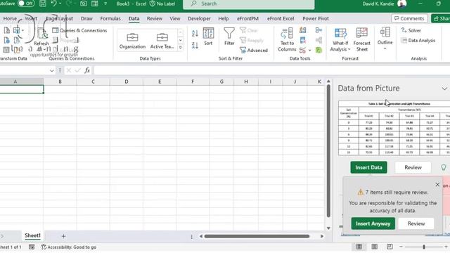 Import Data from a Picture right into Microsoft Excel смотреть онлайн