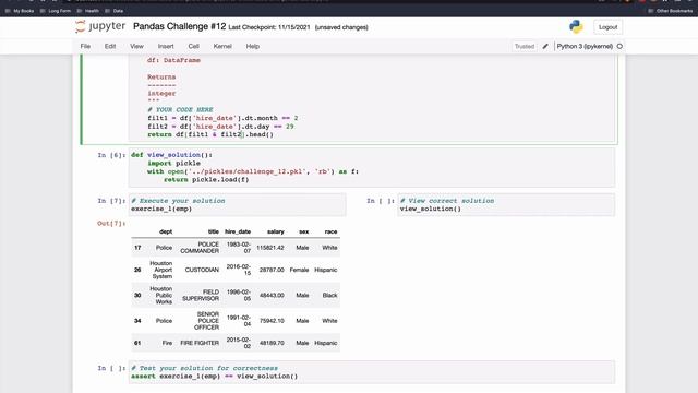 Dunder Data Pandas Challenge #12 смотреть онлайн