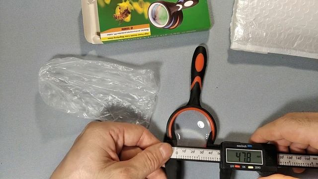 Ручная лупа 50 мм 10Х с Алиэкспресс за 230 рублей. ОБЗОР смотреть онлайн