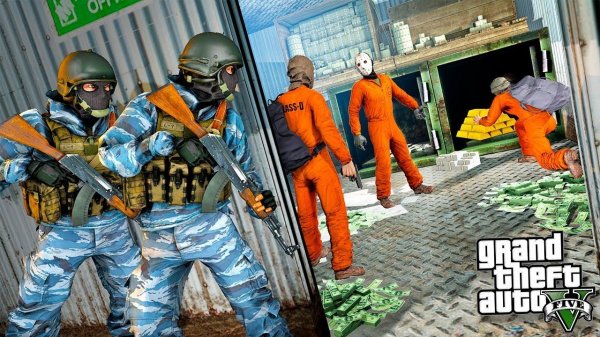 ОМОН ОСТАНОВИЛ ОГРАБЛЕНИЕ БАНКА РЕАЛЬНАЯ ЖИЗНЬ В ГТА 5 МОДЫ! ОБЗОР МОДА GTA 5! ГТА МОД (GTA 5 Mods)