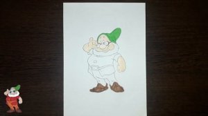 Раскраска Гномика / Coloring Gnome / Как раскрасить Гнома