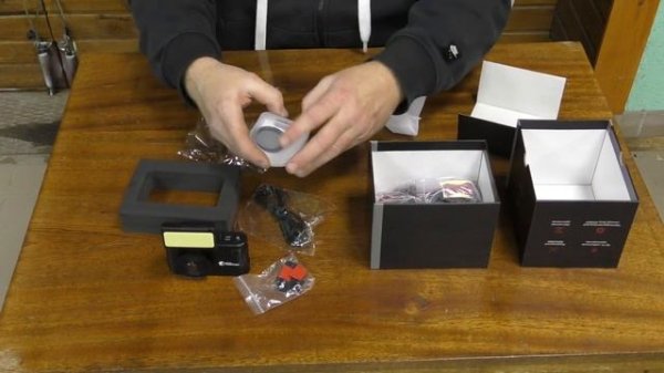 Видеорегистратор с радар-детектором Daocam Combo wifi 2ch, 2 камеры.