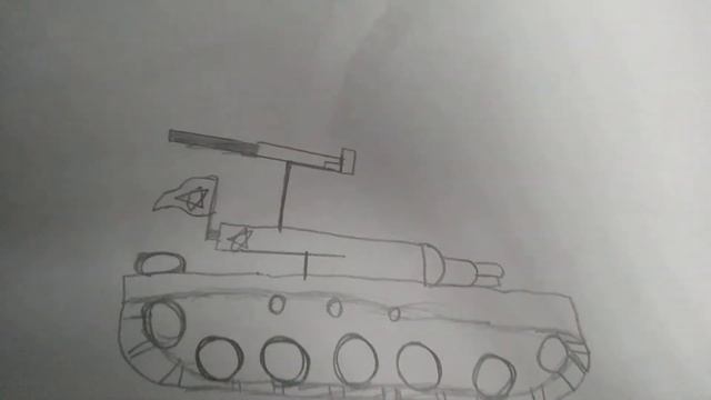 как нарисовать танк т-9 РУБРИКА РИСЕМ ТАНКА смотреть онлайн