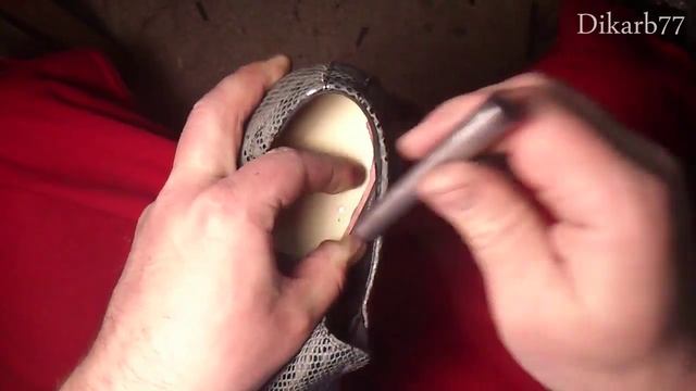 Ремонт обуви. Как закрепить мужской каблук. смотреть онлайн