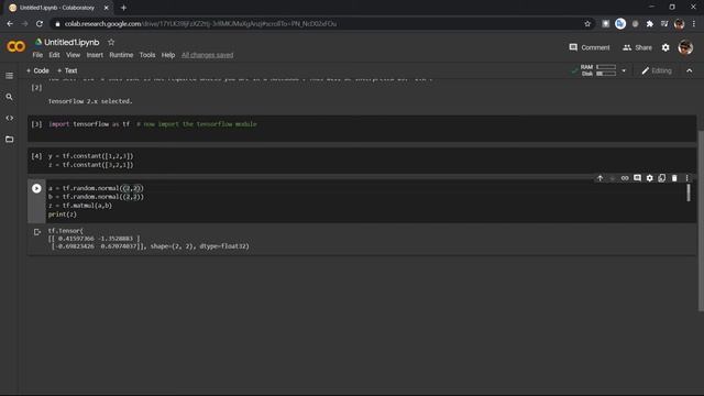 How to Multiply Tensor Matrices - Matrix Multiplication in TensorFlow Basics смотреть онлайн