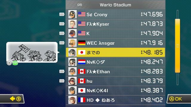 Worldwide Top 10s - 2016-02-28 19:00 UTC (Mario Kart 8)