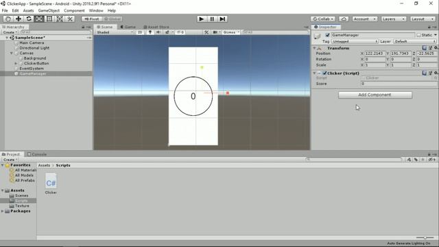 КЛИКЕР за 7 МИНУТ на Android | Unity, C#, Tutorial, Урок смотреть онлайн