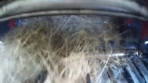 Как работает мини пресс подборщик?