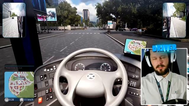 REAL bus driver Plays BUS driving simulator!!! How Realistic is the game ??? смотреть онлайн